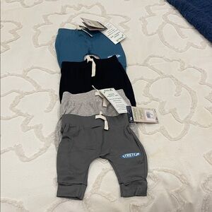 Gerber Kids' Blue, Black, and Gray Joggers Set